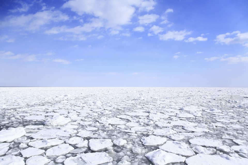 An Image of Drifting Ice