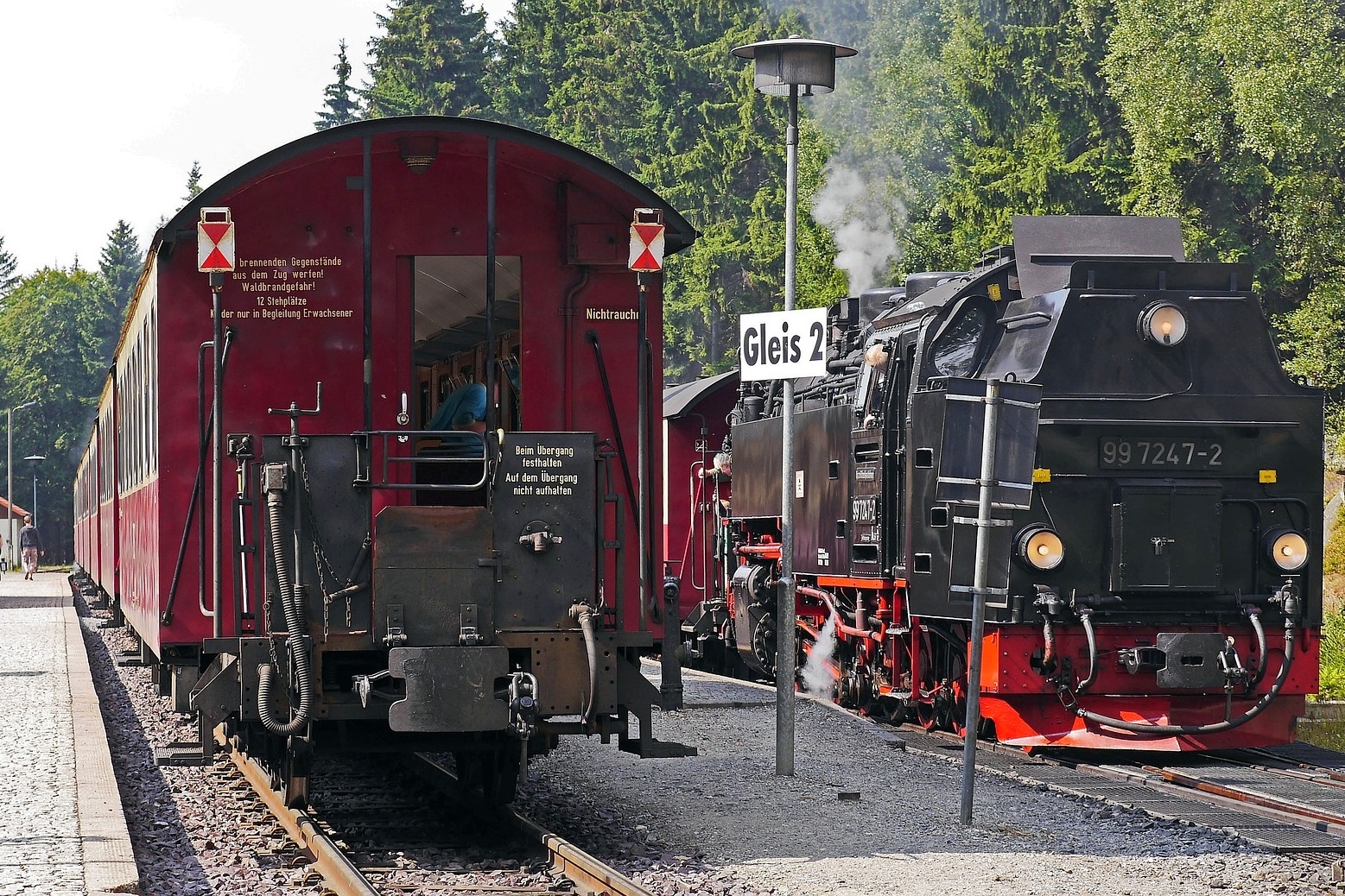 Treinen Schierke in Saksen-Anhalt Duitsland