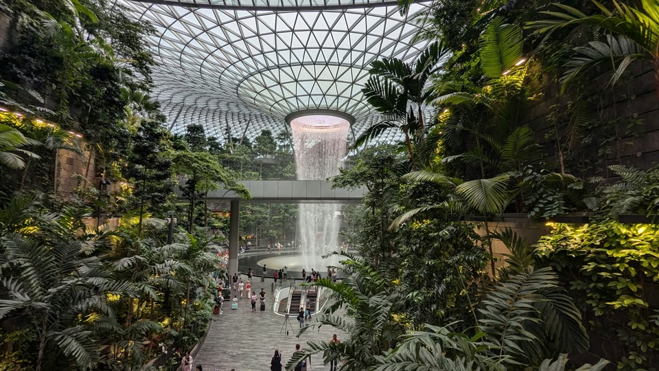 Changi Flughafen in Singapur