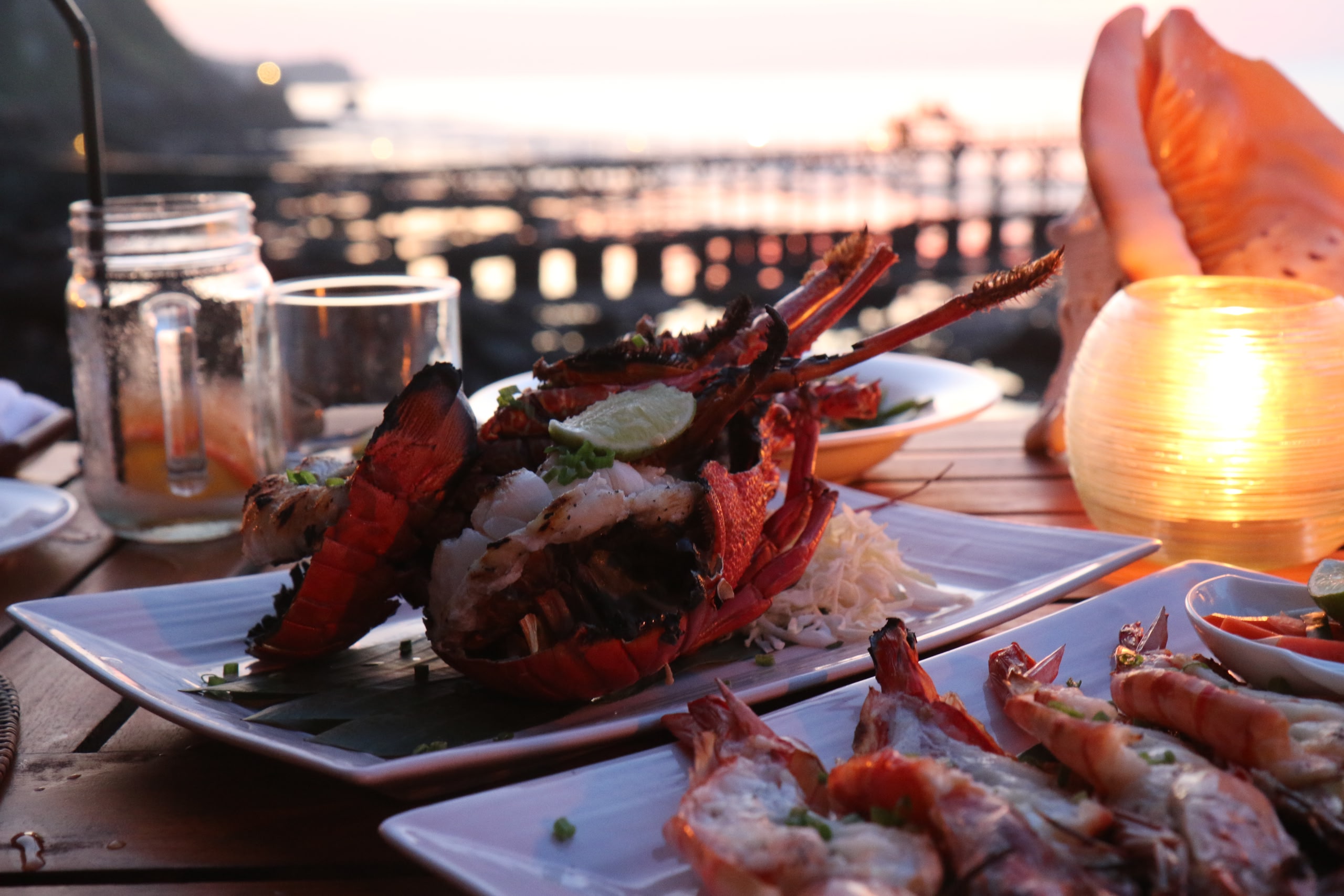 Plate of seafood in Cairns