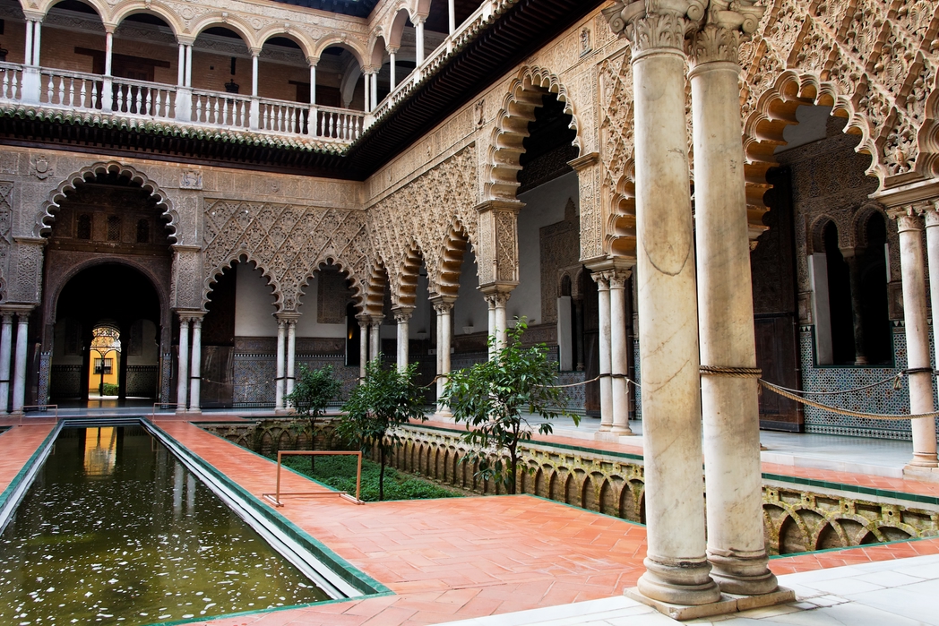 Alcázar, one of the top attractions in Seville, Andalusia, Spain