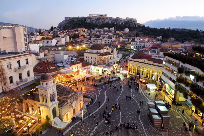 barrio de monastiraki en atenas