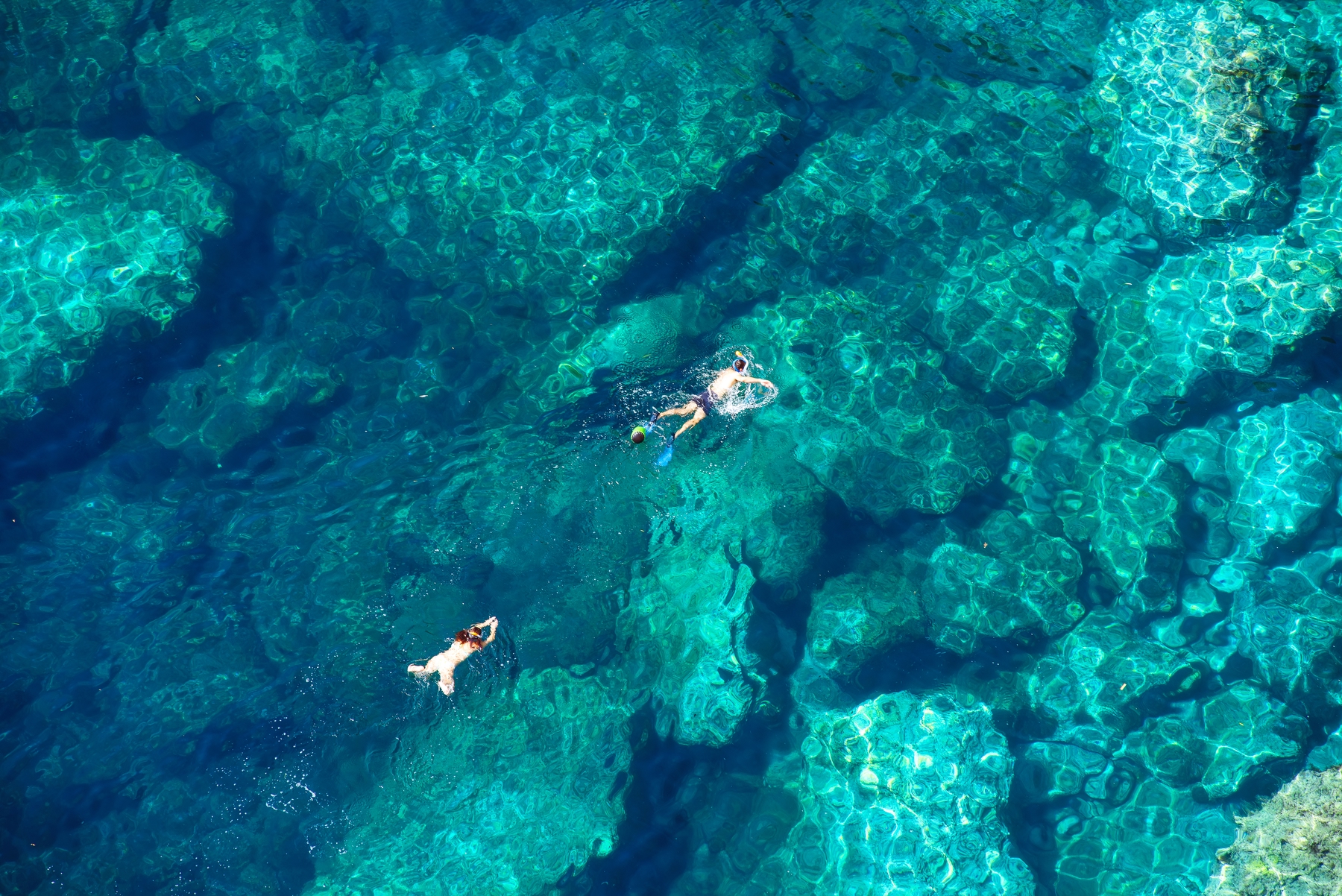 Swimming in the Caribbean