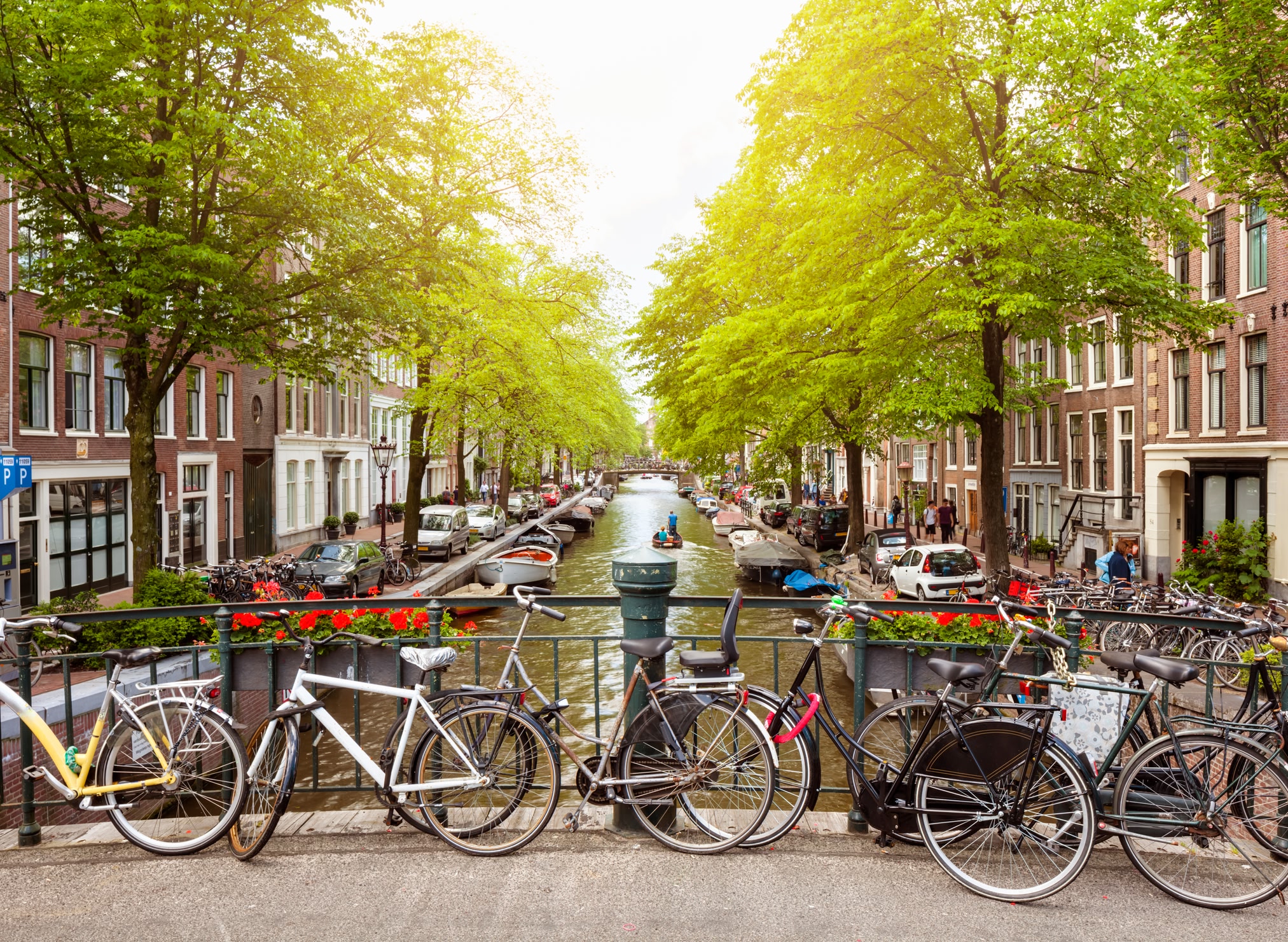 Bloemgracht canal in Jordaan district - Amsterdam, Netherlands.