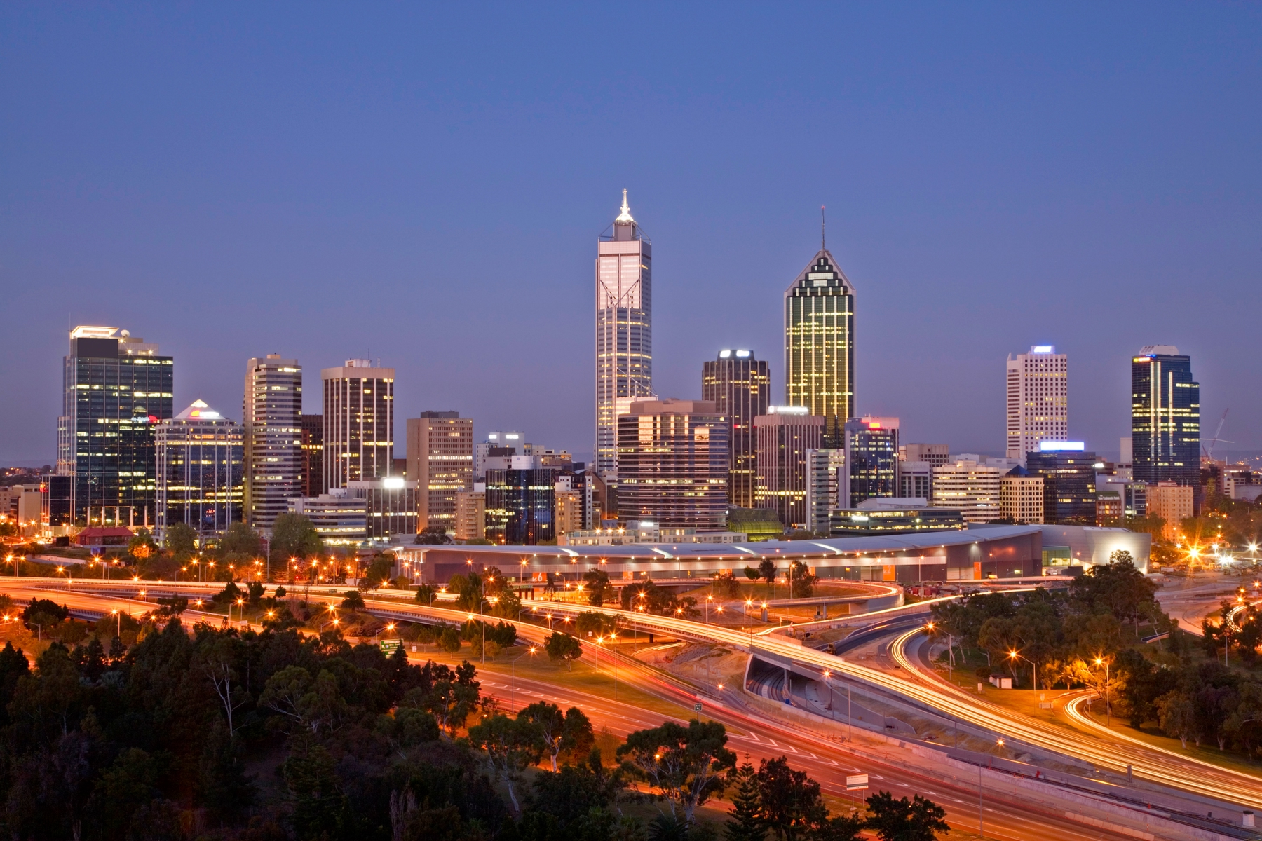 Perth at night