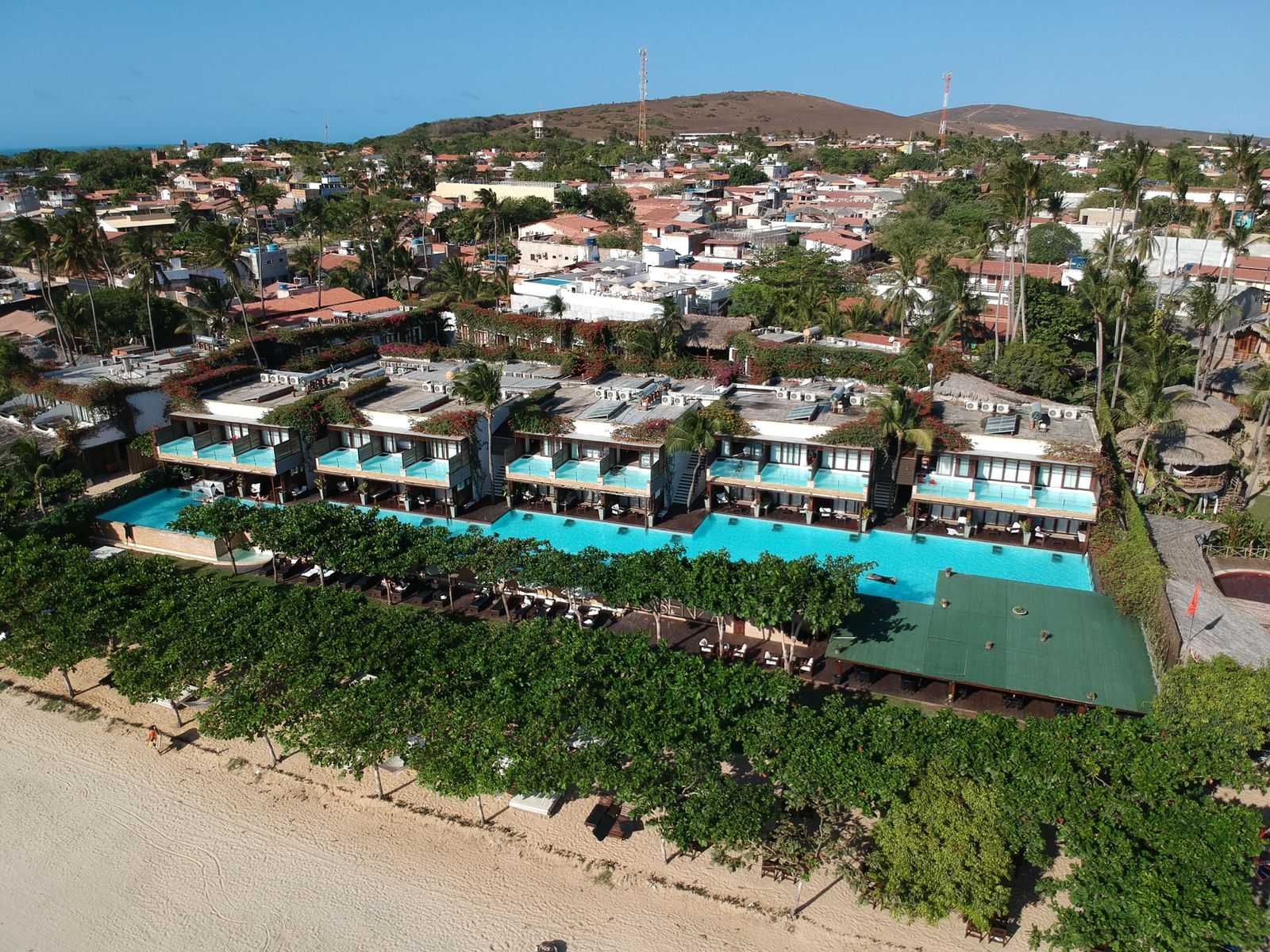 Vista aérea do Essenza Hotel Jericoacoara