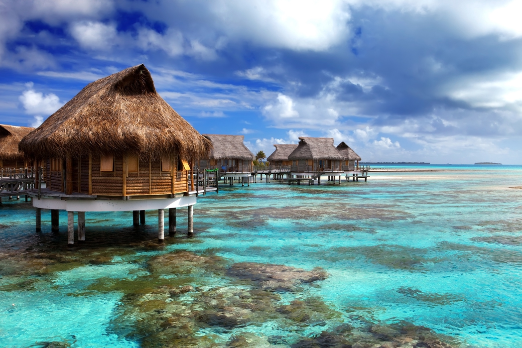 Dream destination - floating villas in the Maldives