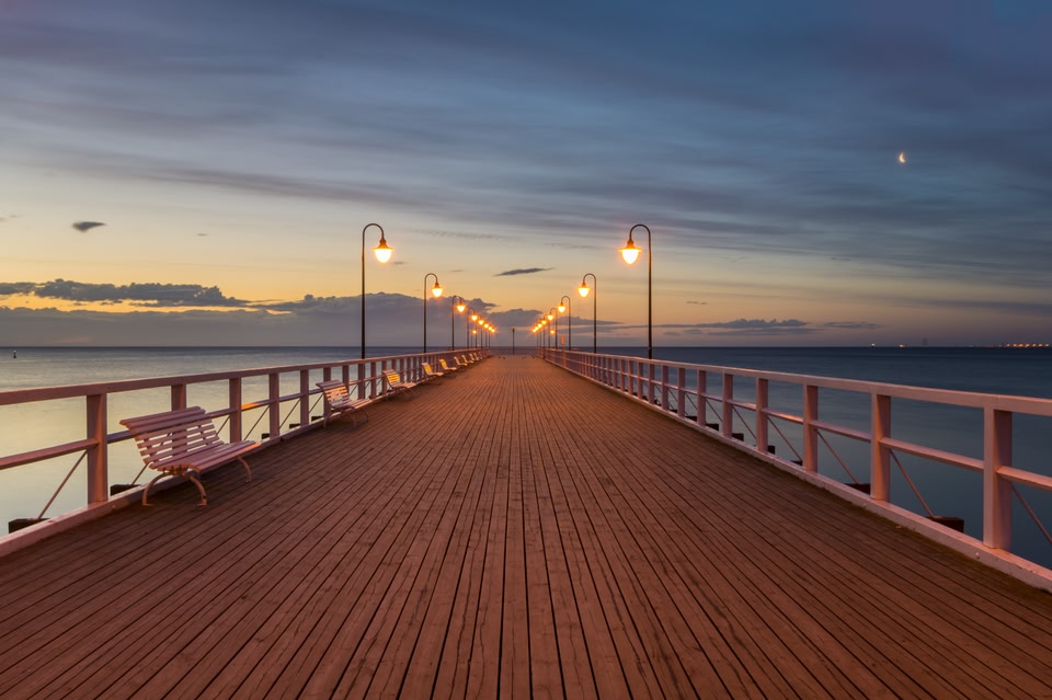 Orłowo Pier near Gdansk.