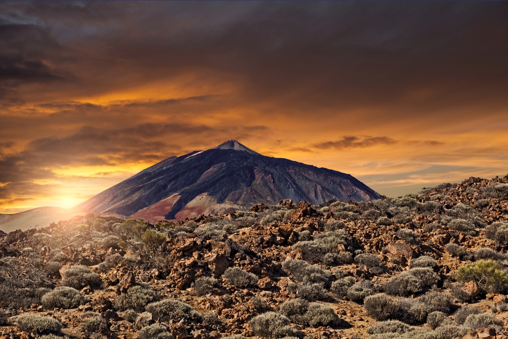 Mount Teide, the top tourist attraction in Tenerife, Canary Islands