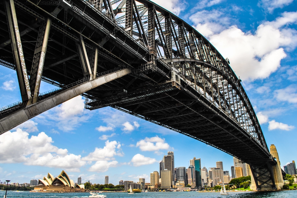 Sydney Harbour Bridge and the Sydney Opera House