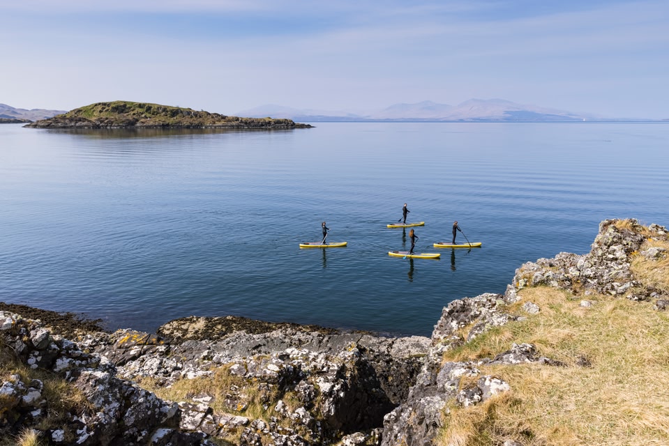 Paddle Boarding in Schottland
