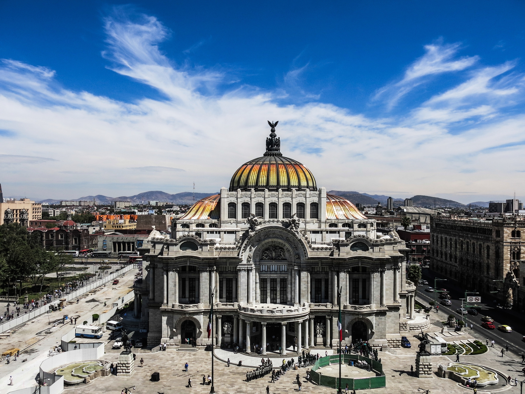 Palacio bellas artes in Mexico City