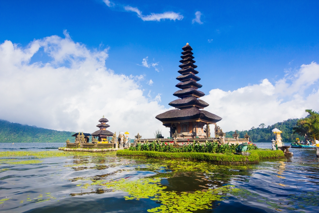 Eine tolle Sehenswürdigkeit Balis: Der Pura Ulun Danu Pratan Tempel