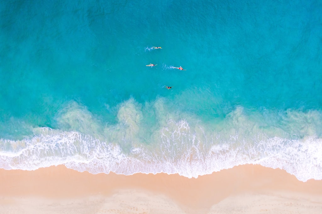 Aerial view of City Beach, Perth