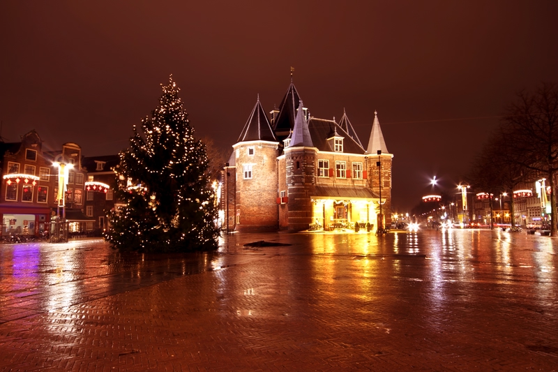 Christmas market in Amsterdam