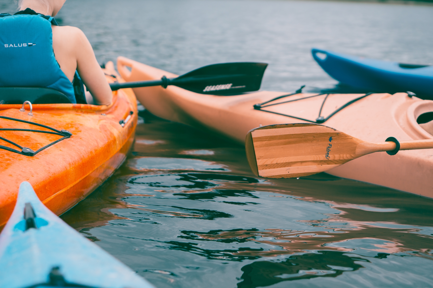 kayaks in Kawartha Highlands provincial park