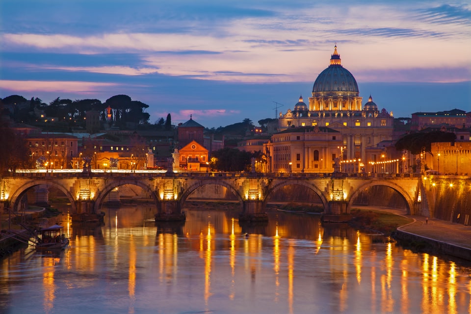 Rome at night