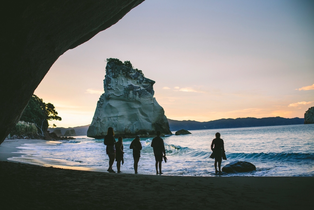 Cathedral Cove, New Zealand - why look for long haul flights from Birmingham