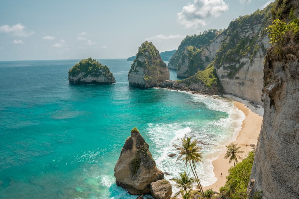 spiaggia di nusa penida a Bali