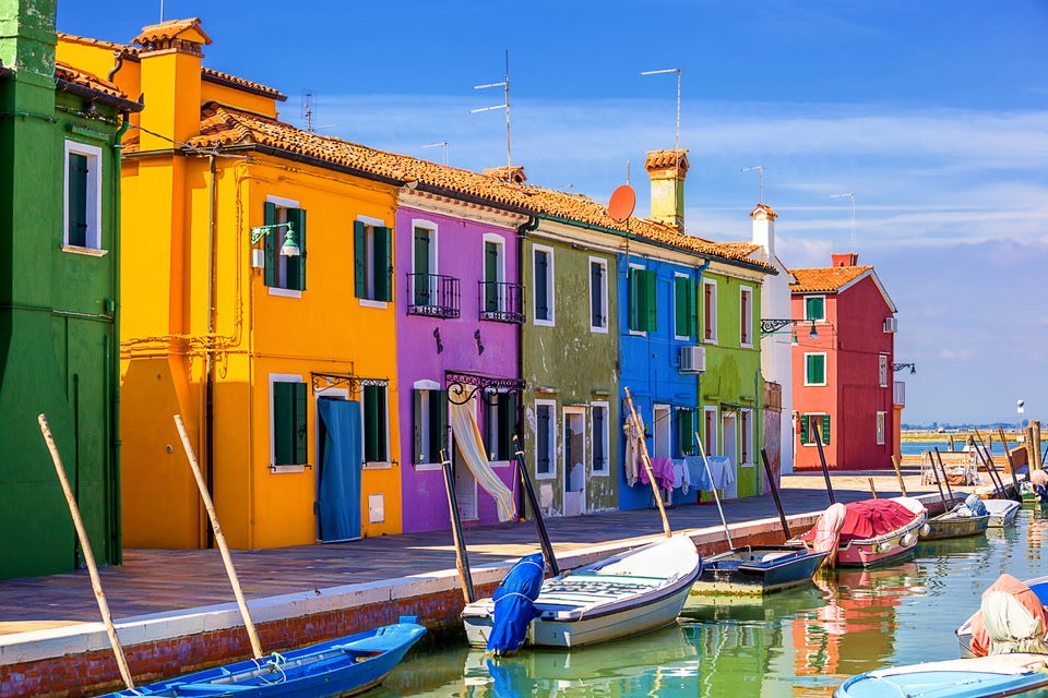 Isola di Burano - isole italiane più belle