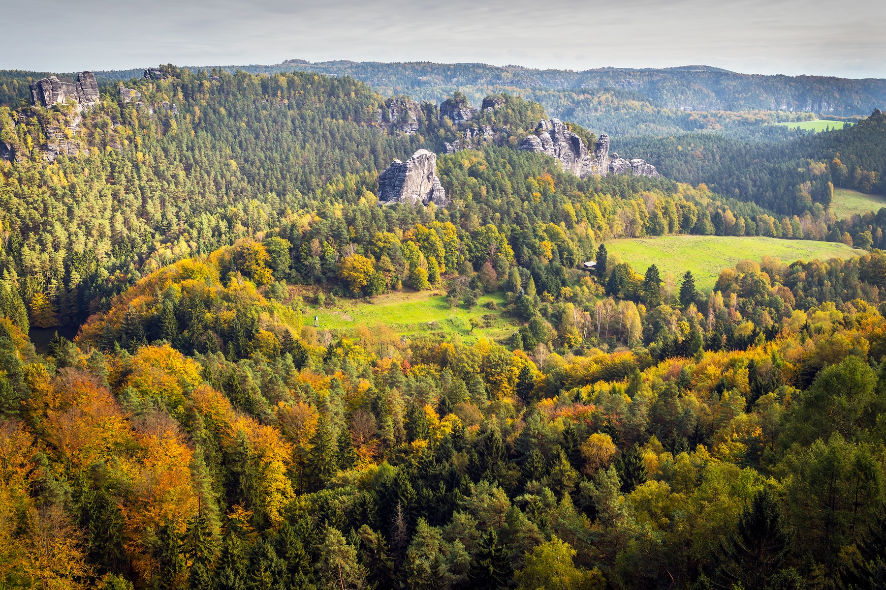 Sächsische Schweiz Landschaft
