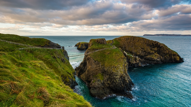 Puente de cuerda de Carrick-A-Rede, Irlanda