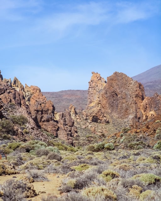 Rocky landscape of Teide National Park, Tenerife