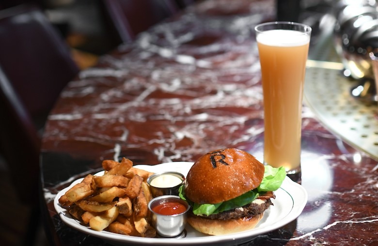 Burger, fries and drink takeout in Toronto