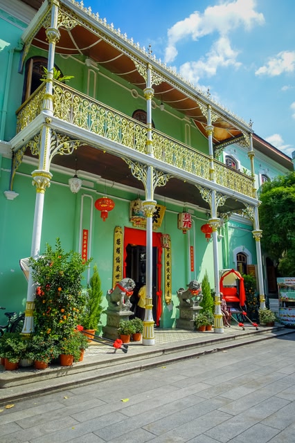 Pinang Peranakan Mansion, is a museum containing antiques and showcasing Peranakans customs, interior design and lifestyles, Malaysia