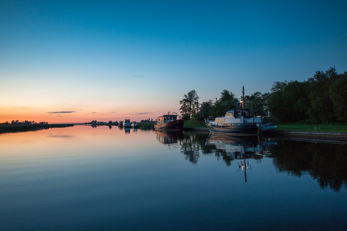 Nachtvaren in Friesland.