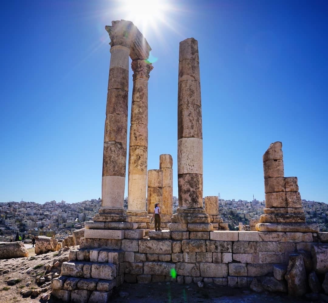 Roman Citadel in Amman, Jordan an underrated city in the Middle East.
