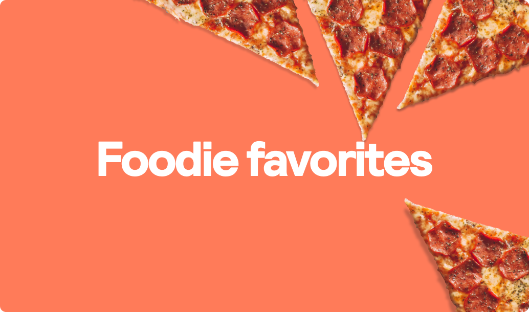 Foodie favorites graphic