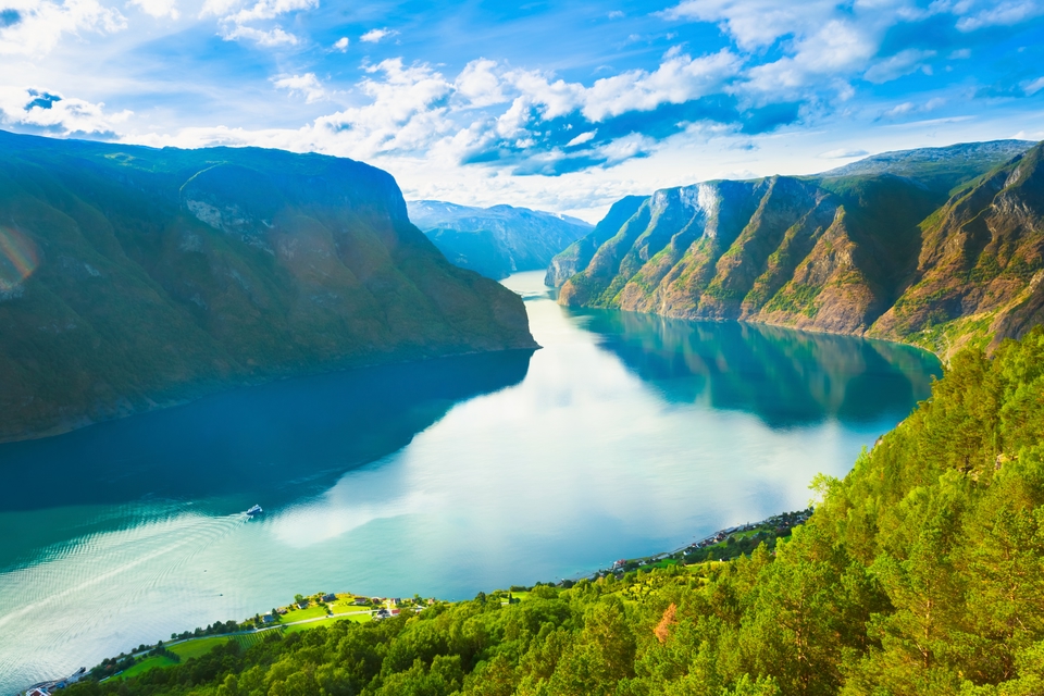 Frühling Urlaub: Sognefjorden, Norwegen