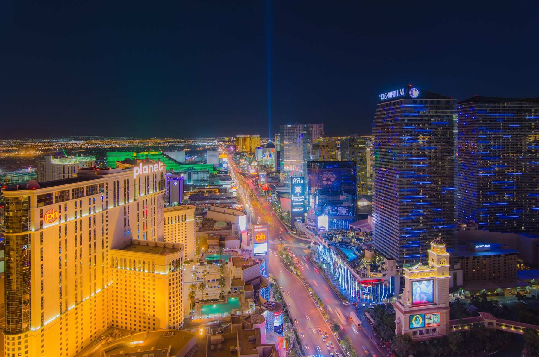 Straßenrennen in Las Vegas, USA