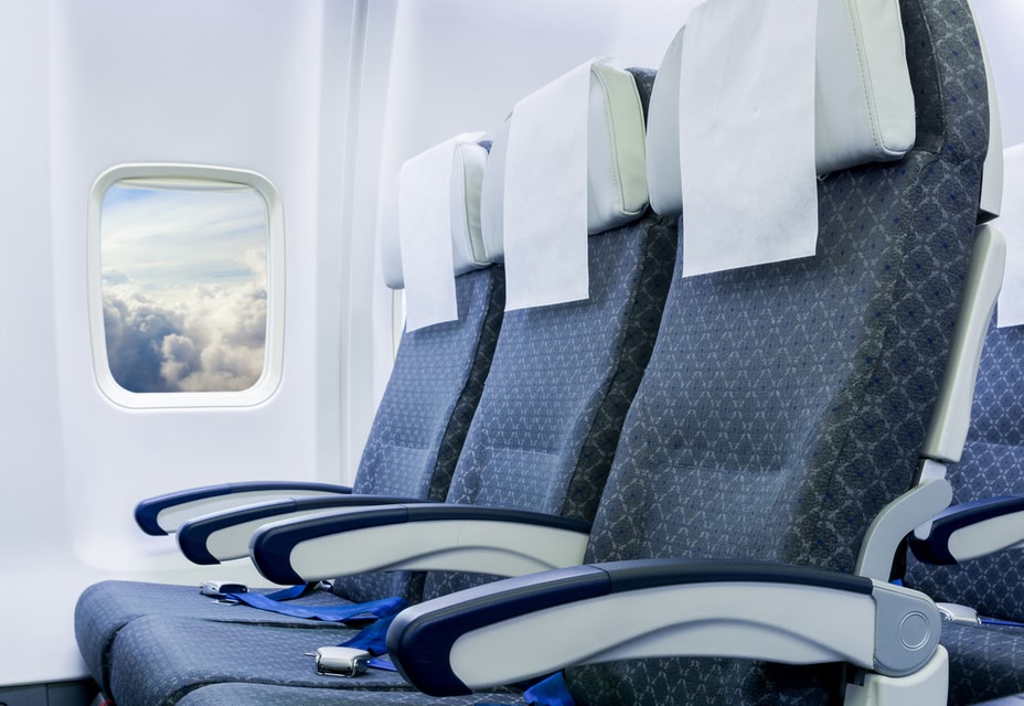 飛行機機内座席