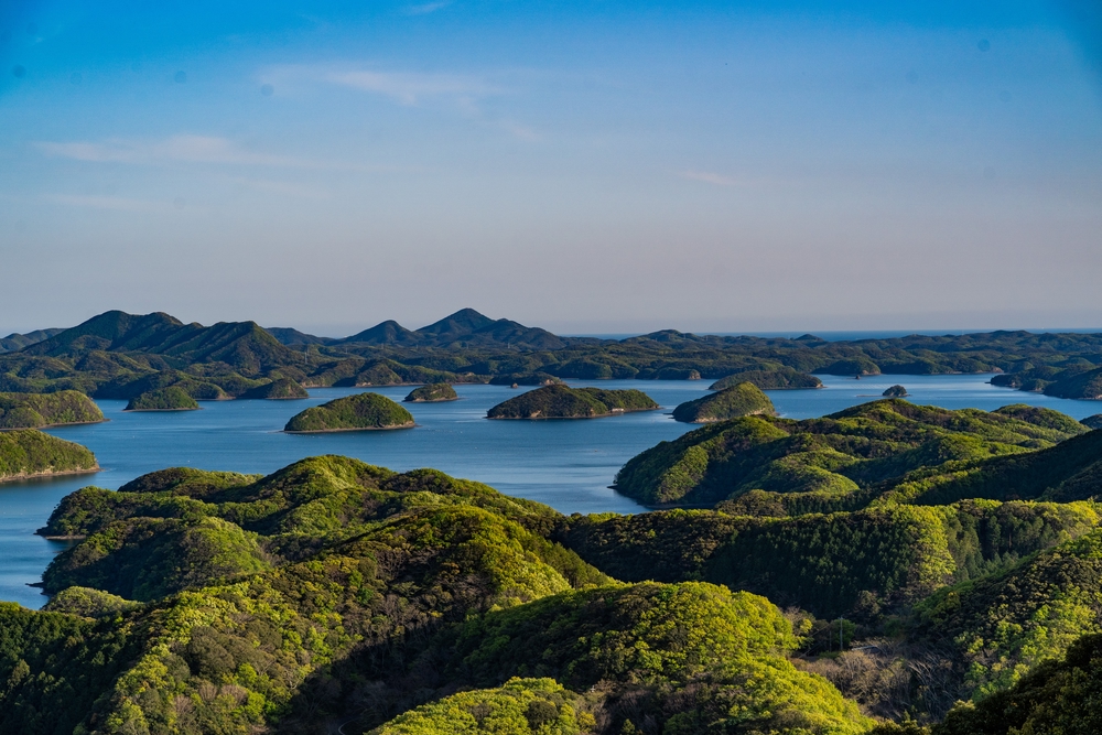 長崎県 壱岐対馬国定公園に指定されている絶景が広がる浅茅湾