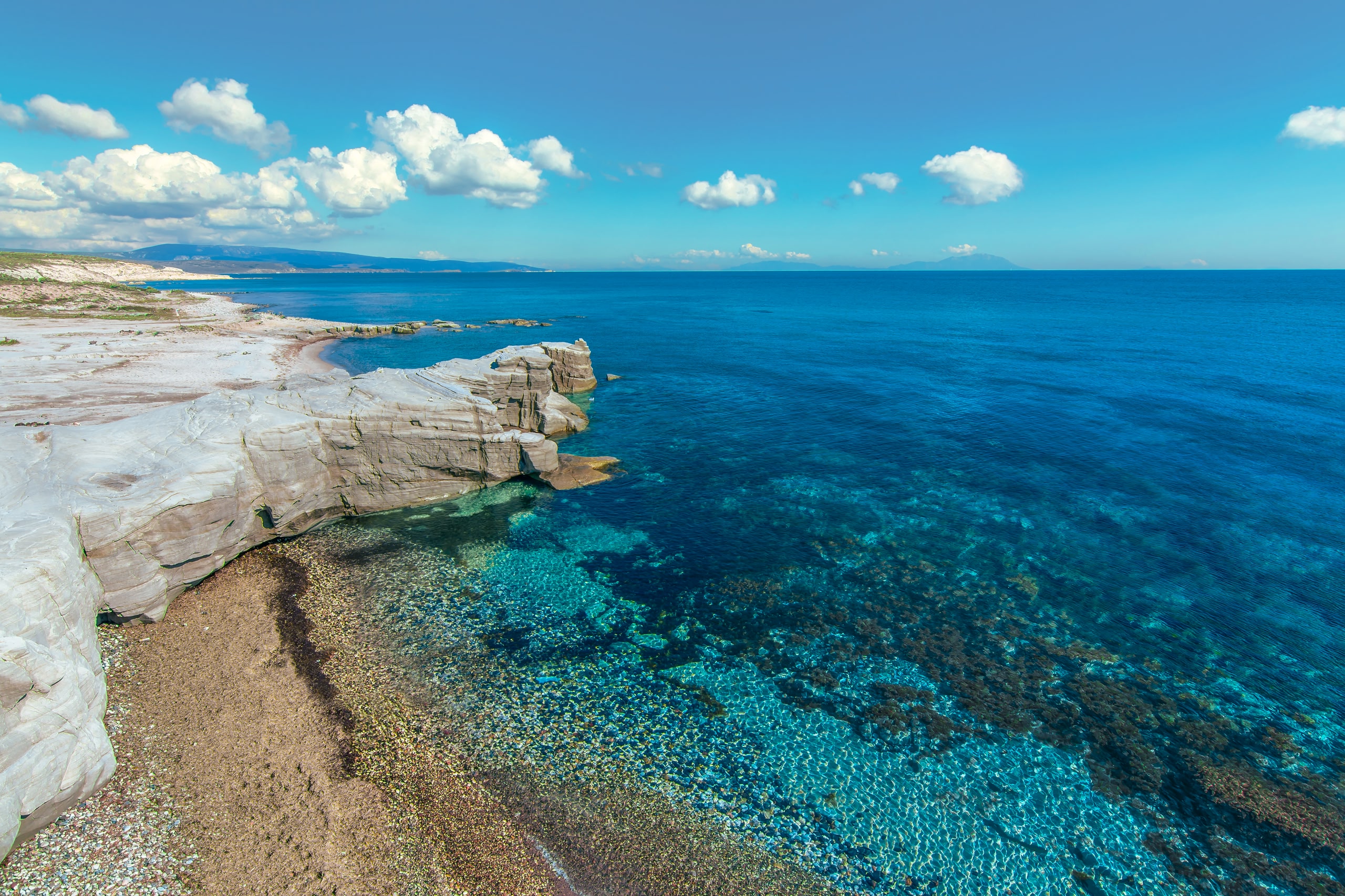 Plage d'Alacati dans la ville de Cesme ; İzmir