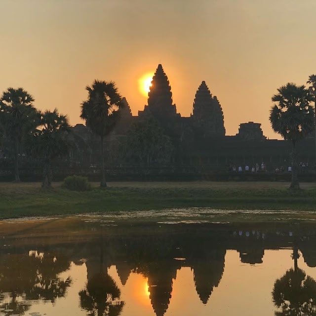 Siem Reap view at dusk