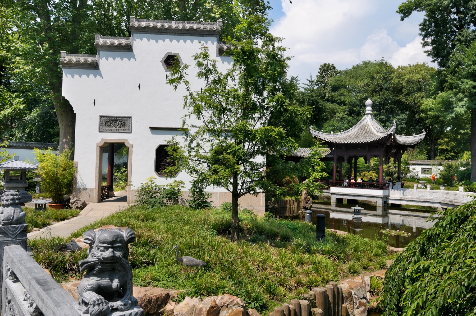 Kostenlose Aktivitäten in Frankfurt: Chinesischer Garten im Bethmannpark in Frankfurt
