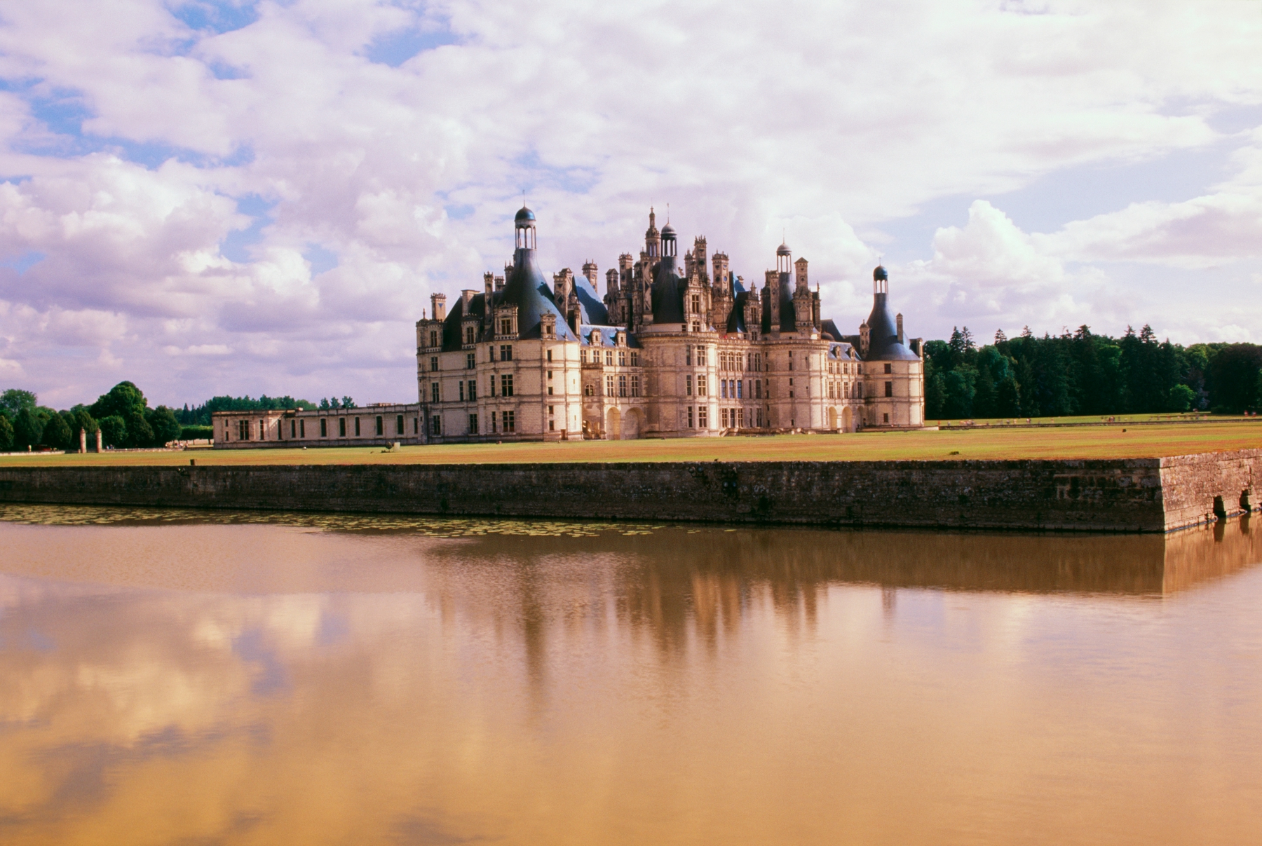 Un chateau dans la Loire en France