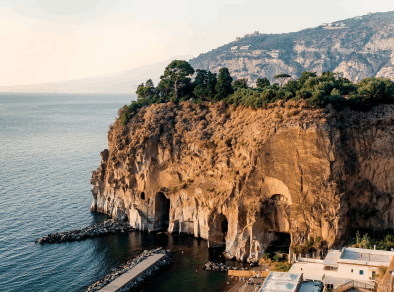 private beach in south of Italy