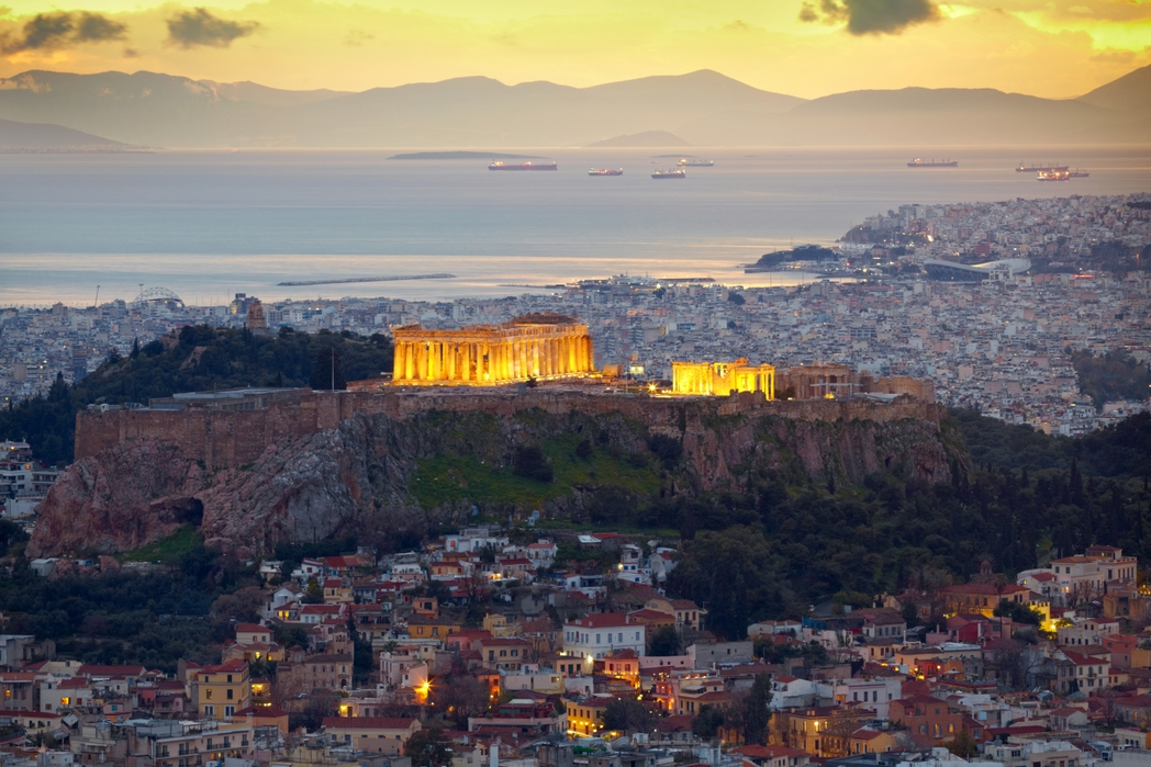 View of the Parthenon and the Acropolis in Athens, Greece - top 8 things to do in Athens