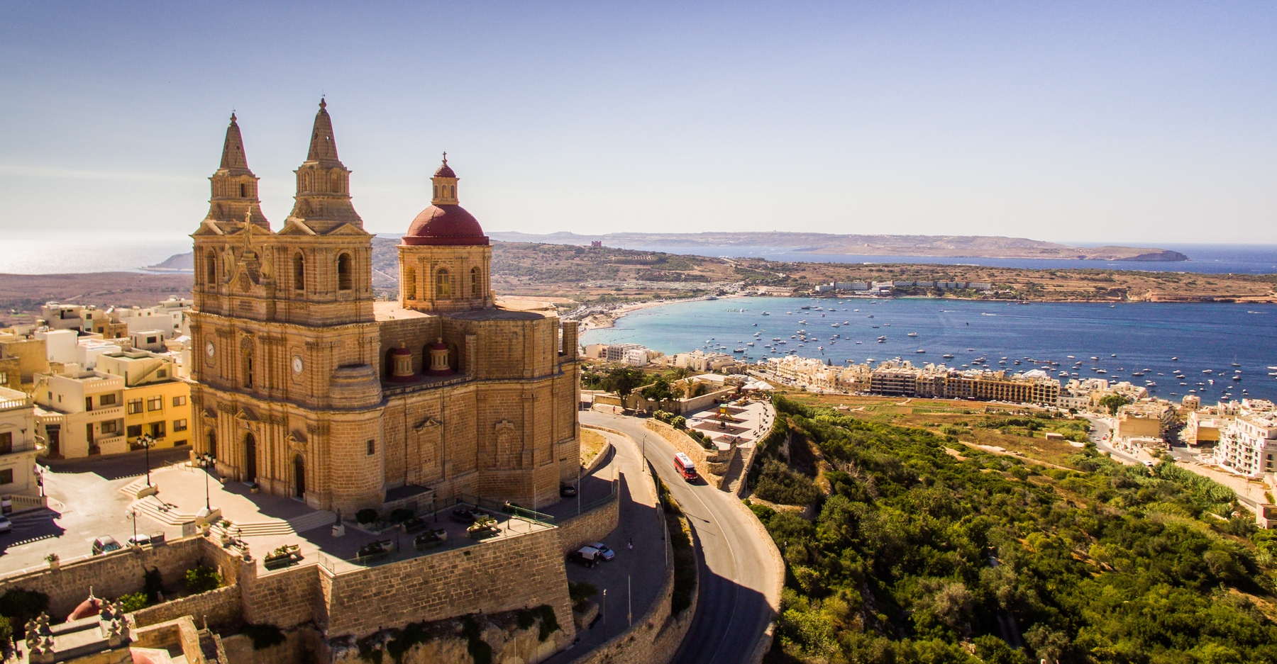 Mellieħa is a large village or small town in the Northern Region of Malta.