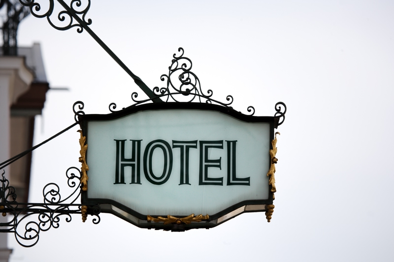 Hotel billboard