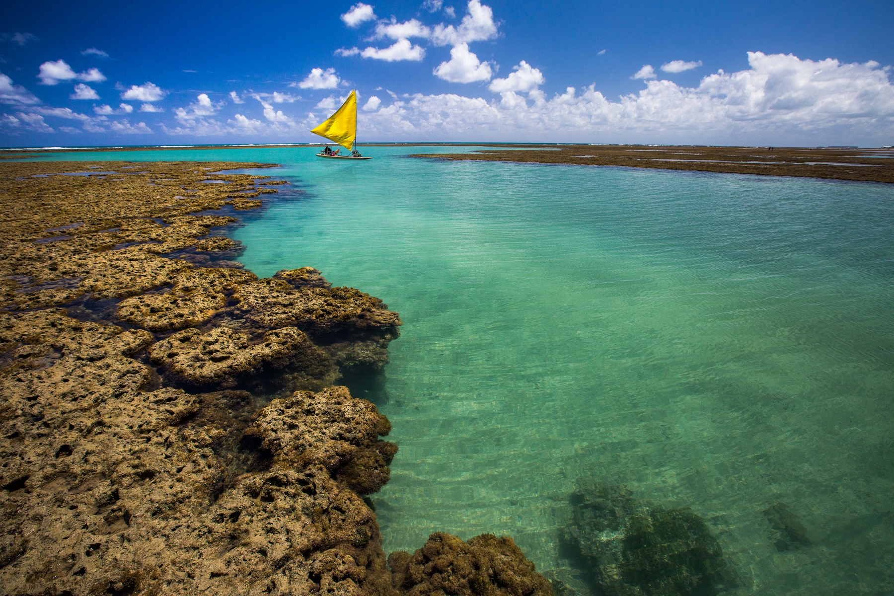 Piscinas naturais no Nordeste