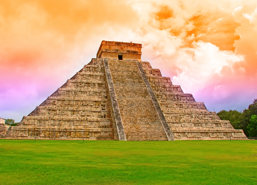 tempel utanför cancun