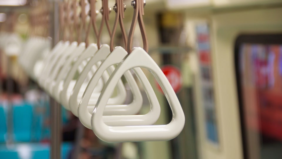 Public transportation hand grips