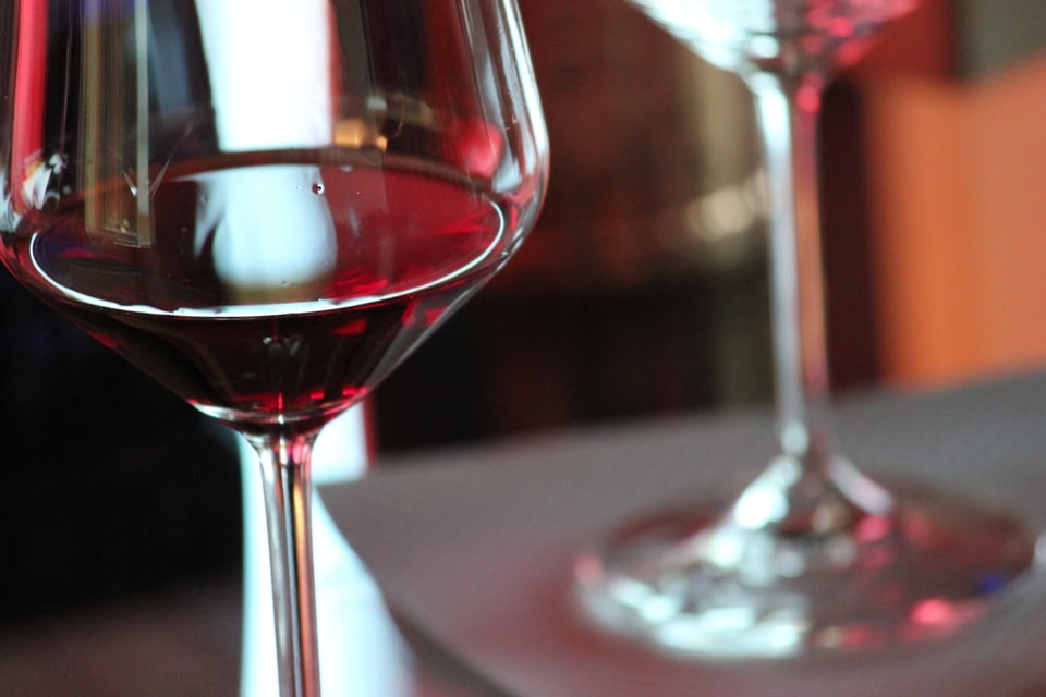 Glass of wine