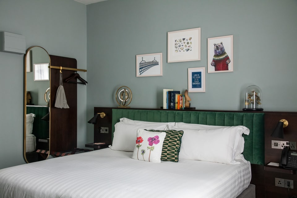 Bedroom at the Wilder Townhouse