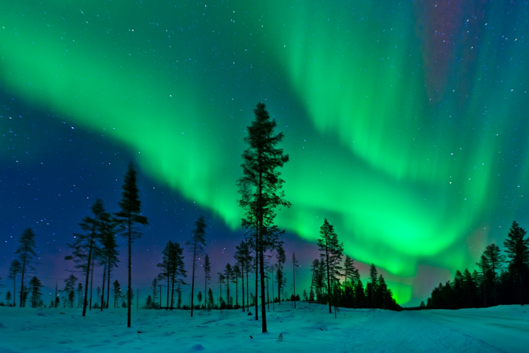 The Northern Lights in Sweden